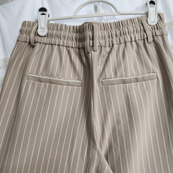 Striped Tan Women's Pants. Size Small. - Picture 5 of 11